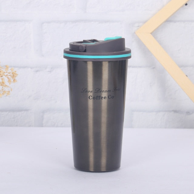 Double Wall Stainless Steel Coffee Thermos