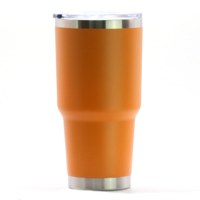 Travel Coffee Mug Water Cup Stainless Steel Thermos Tumbler Cups Vacuum Flask Thermos Bottle Thermal Cup Garrafa Termica Cup Lid