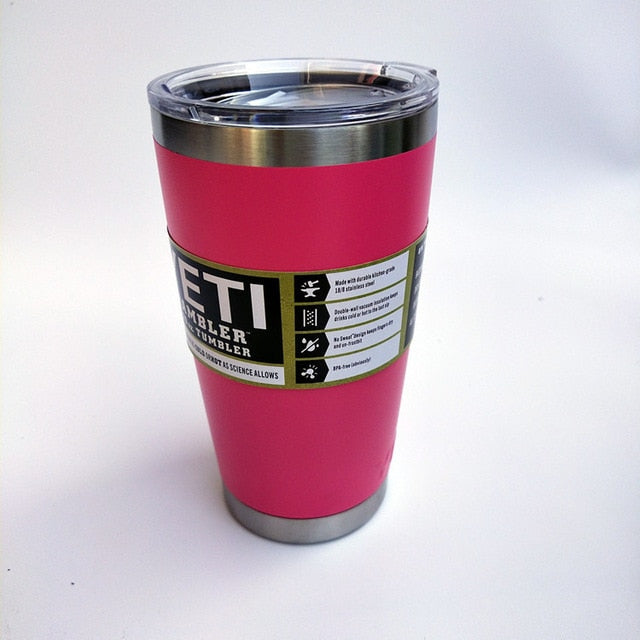 Travel Coffee Mug Water Cup Stainless Steel Thermos Tumbler Cups Vacuum Flask Thermos Bottle Thermal Cup Garrafa Termica Cup Lid