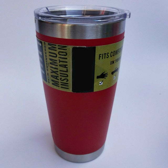 Travel Coffee Mug Water Cup Stainless Steel Thermos Tumbler Cups Vacuum Flask Thermos Bottle Thermal Cup Garrafa Termica Cup Lid