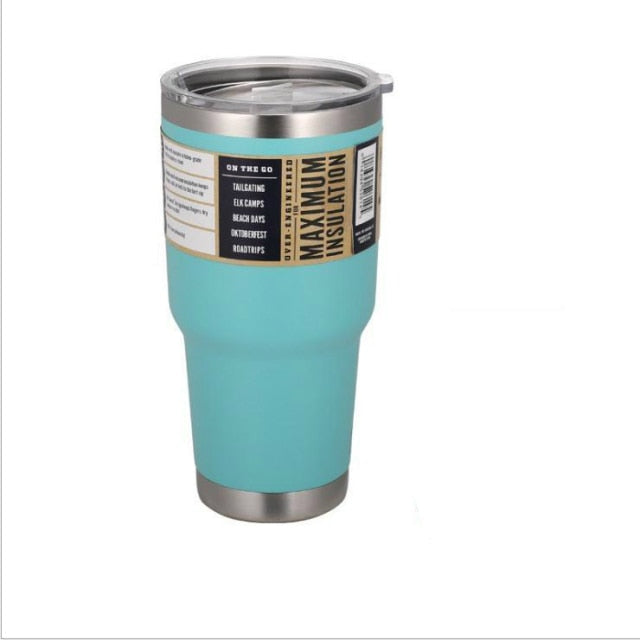 Travel Coffee Mug Water Cup Stainless Steel Thermos Tumbler Cups Vacuum Flask Thermos Bottle Thermal Cup Garrafa Termica Cup Lid